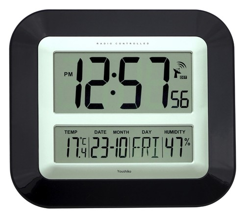 Radio controlled wall - wall, clock
