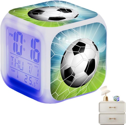 Boys football alarm clock - football,